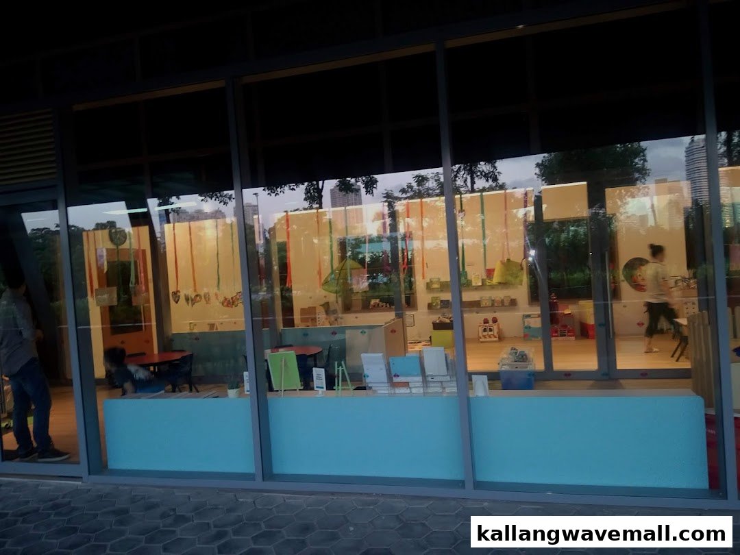 The glass facade of Lorna Whiston Preschool, showcasing its bright and inviting interior learning spaces.