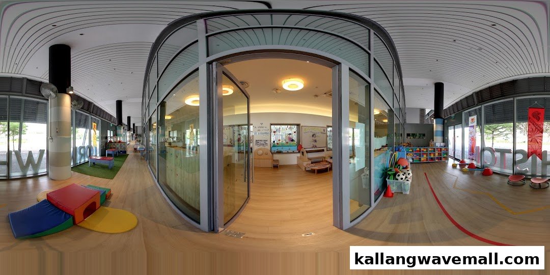 A panoramic view of Lorna Whiston Preschool's inviting entrance and vibrant learning spaces.