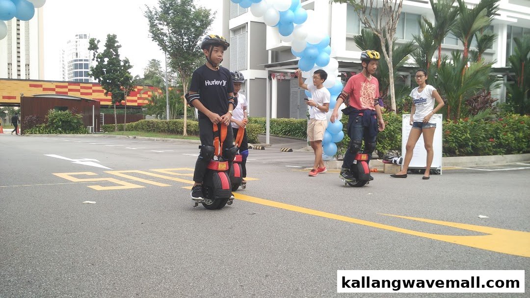 People, including children, enjoy riding mini segways outdoors, showcasing the O-Ride tour experience.