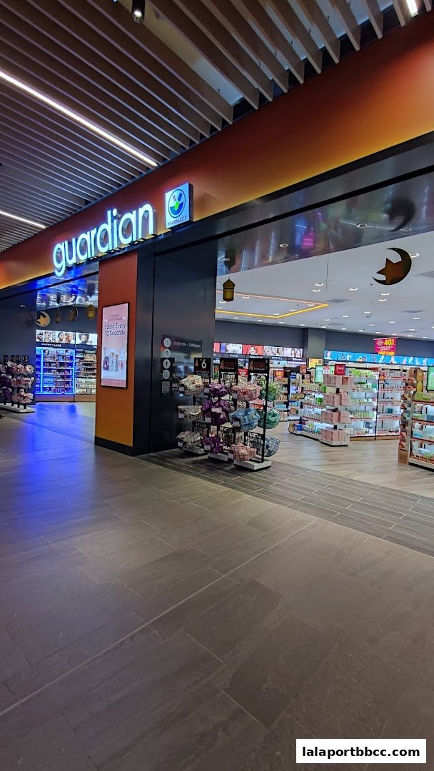 The entrance of a Guardian pharmacy and health & beauty store.