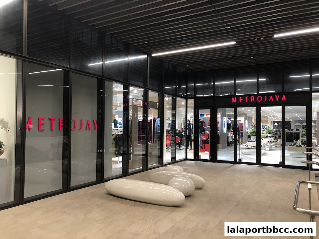 The exterior of the Metrojaya department store at LaLaport Bukit Bintang City Centre.