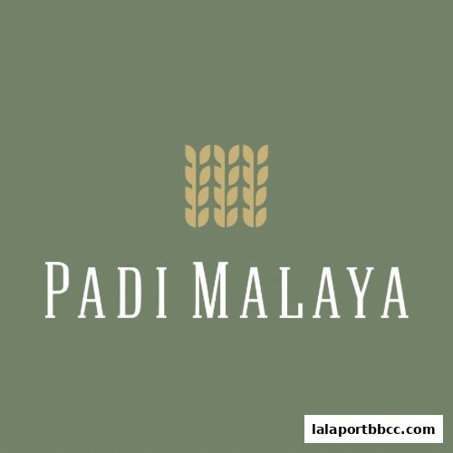 The Padi Malaya logo features a stylized golden wheat stalk emblem above the shop's name.