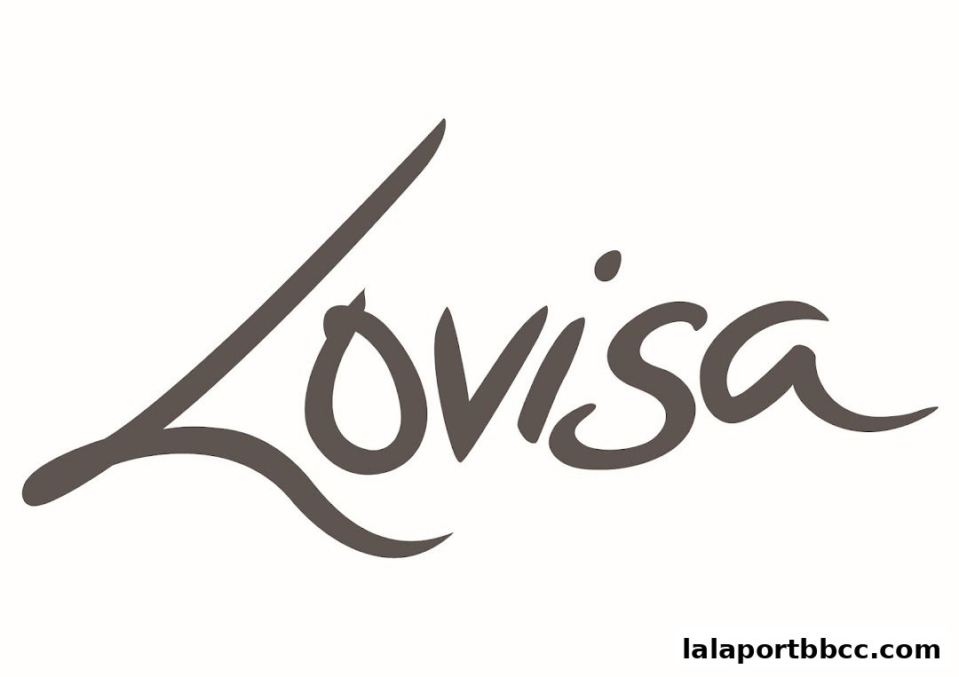 The Lovisa logo in a stylish, dark grey script font on a white background.