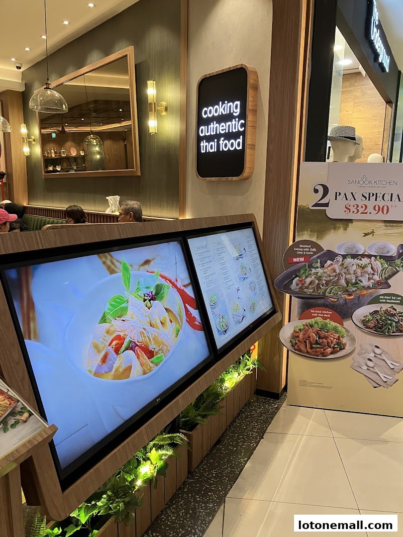 Sanook Kitchen advertises authentic Thai food with a special 2-person meal deal.