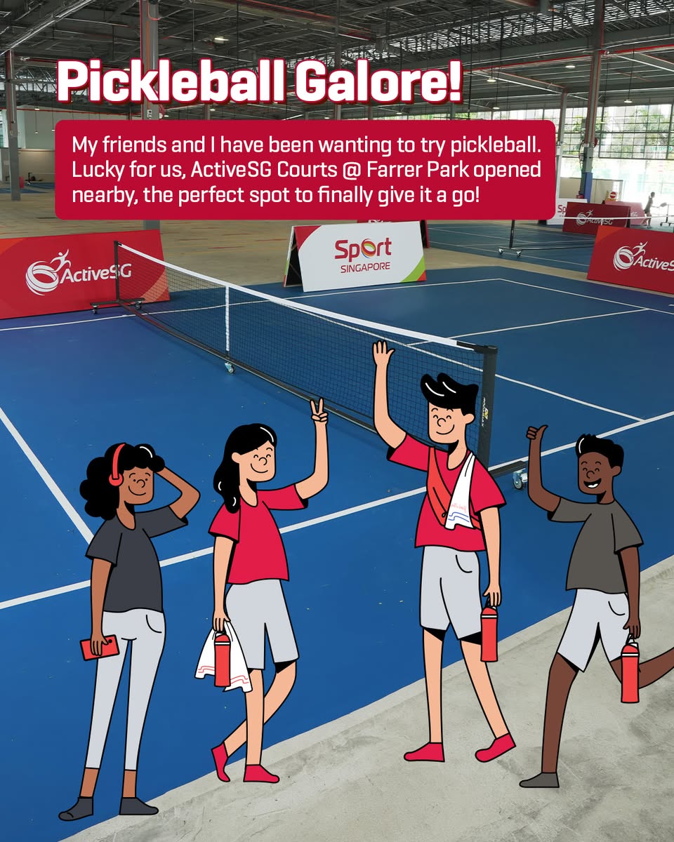 ActiveSG Courts at Farrer Park facility view