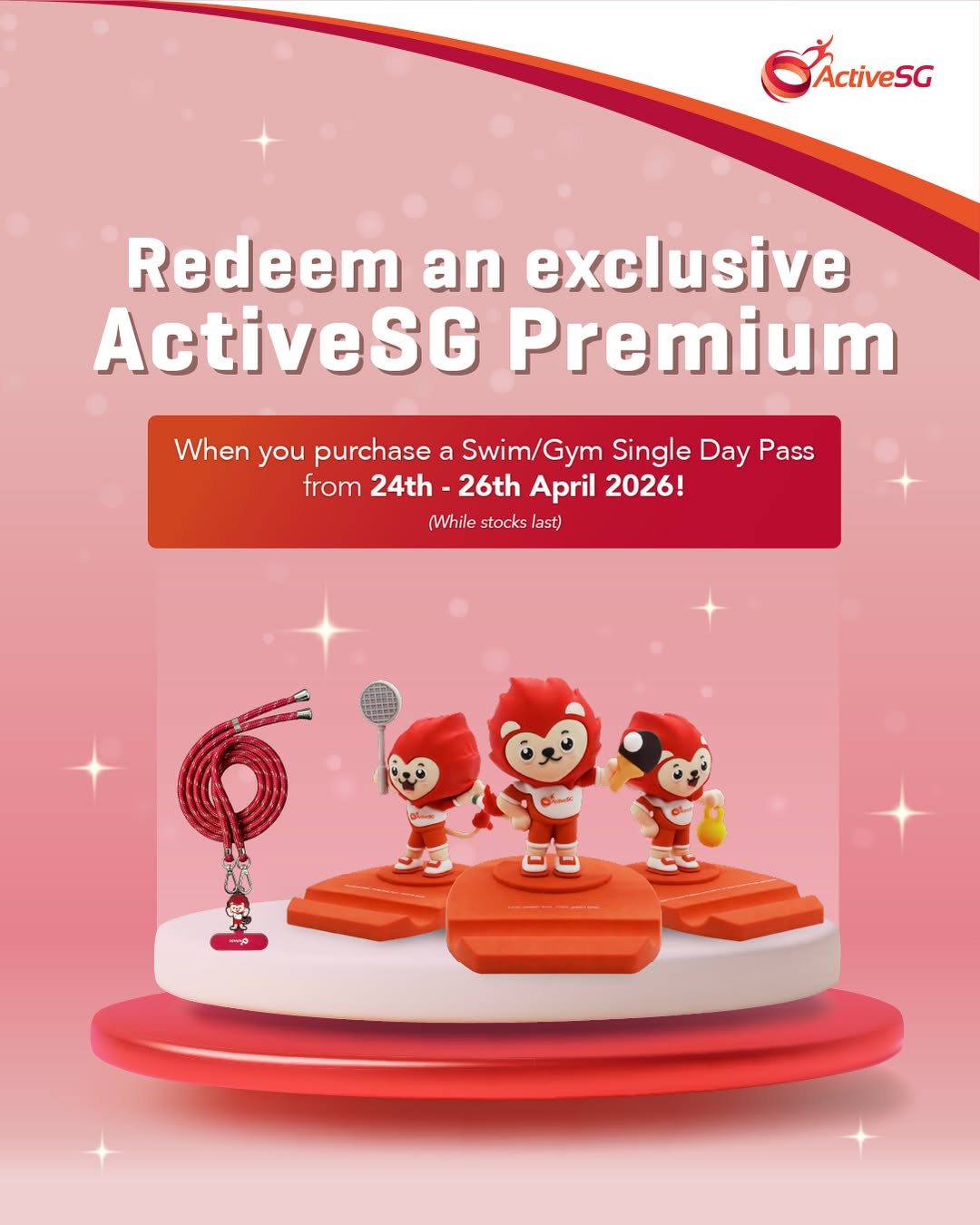 ActiveSG fitness promotion and gym facilities