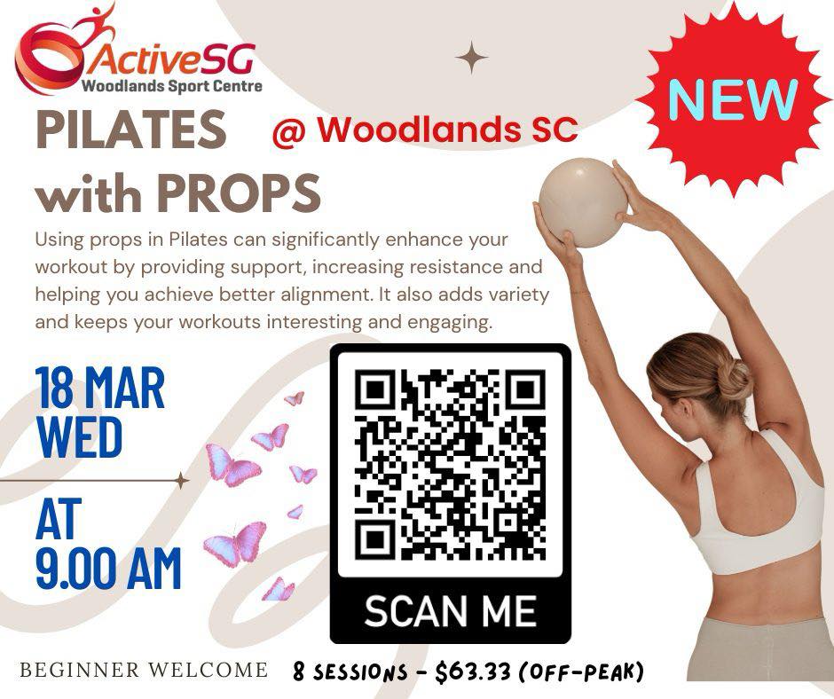 Pilates session featuring the use of supportive props and equipment
