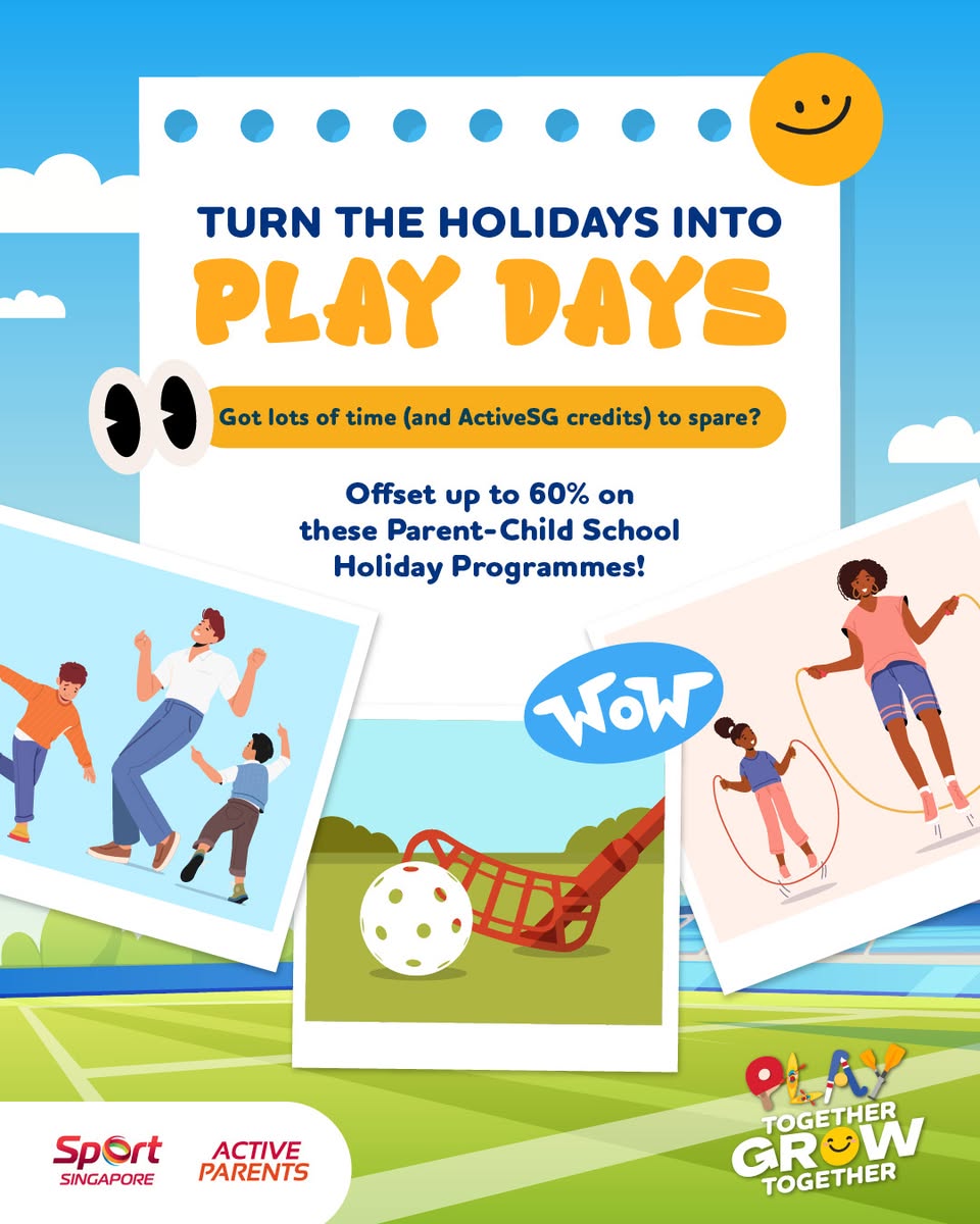 Families participating in an active play session