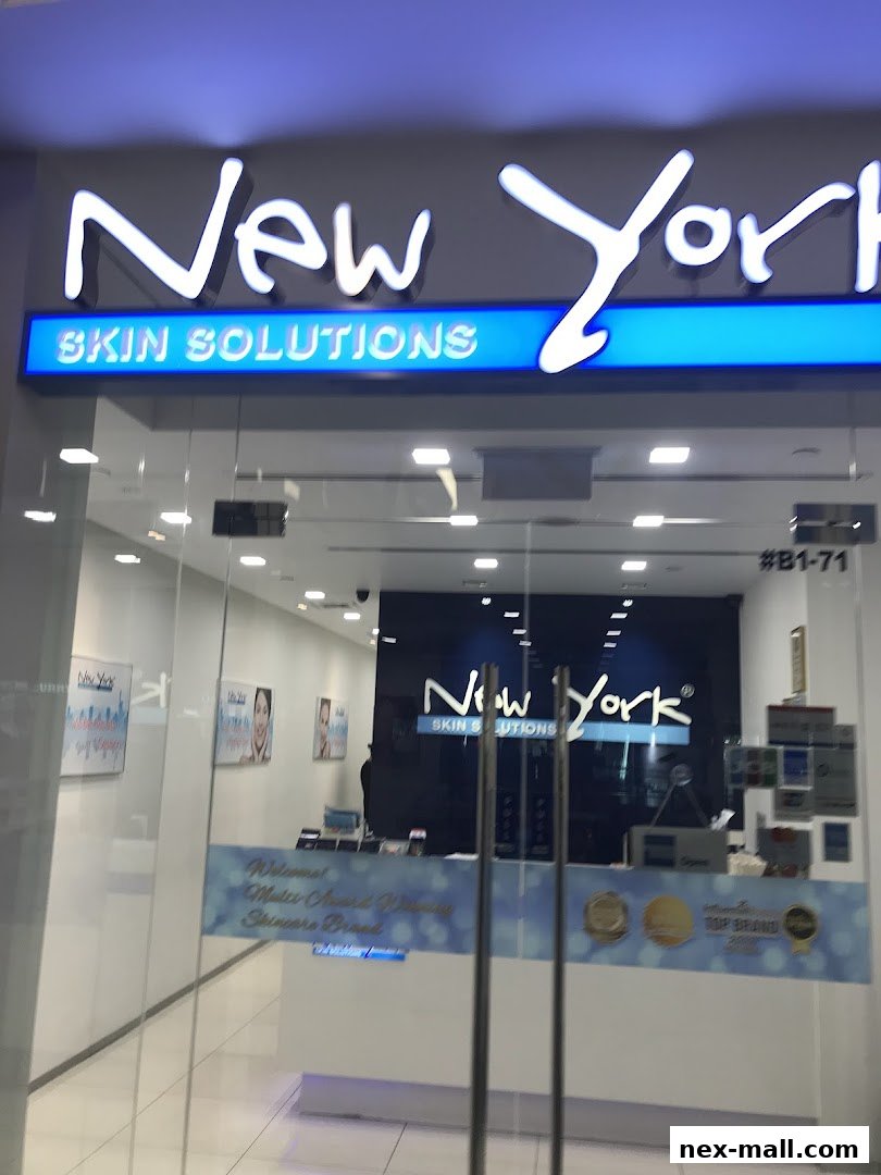 The entrance of New York Skin Solutions, a facial treatment expert.