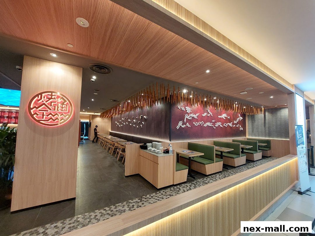 Interior view of Riverside Canton Claypot Cuisine with seating and decorative wall art.