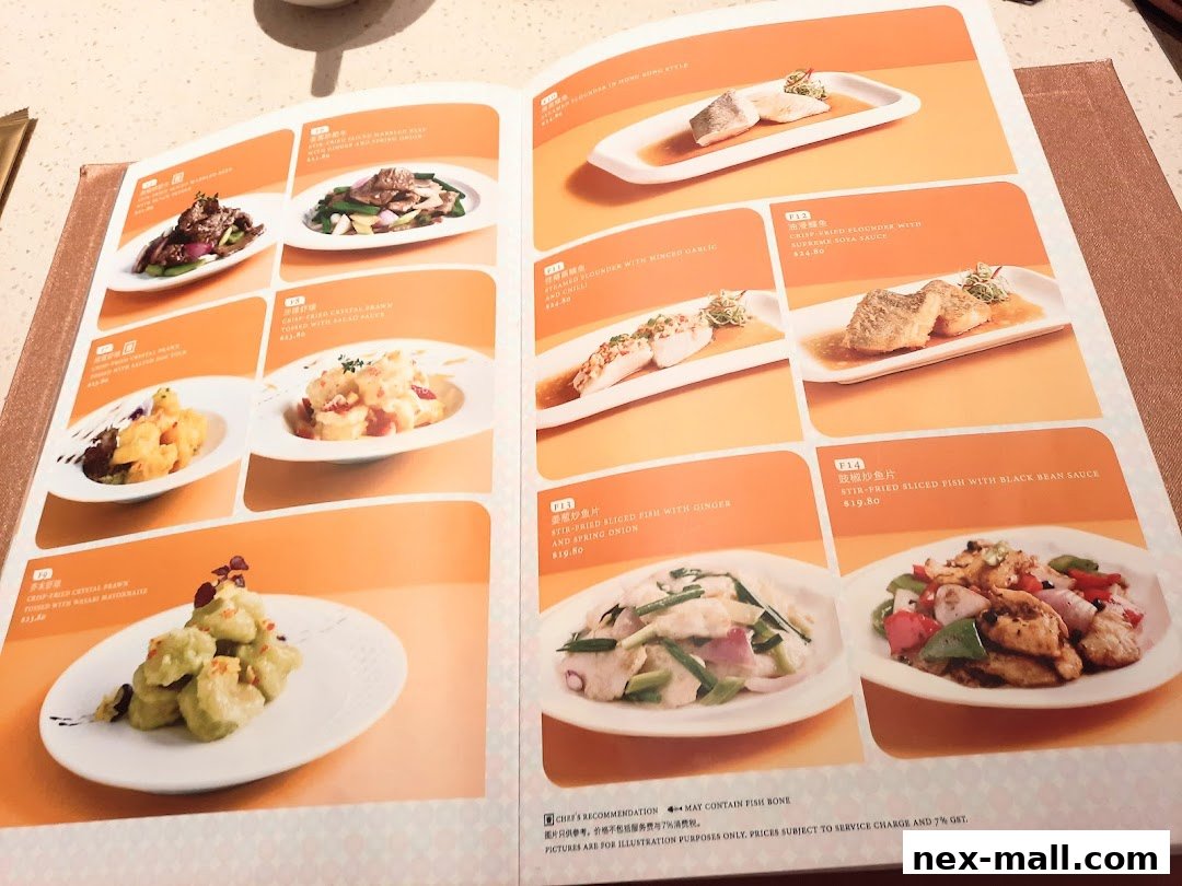 A menu from Canton Paradise featuring various Chinese dishes with appealing food photography.