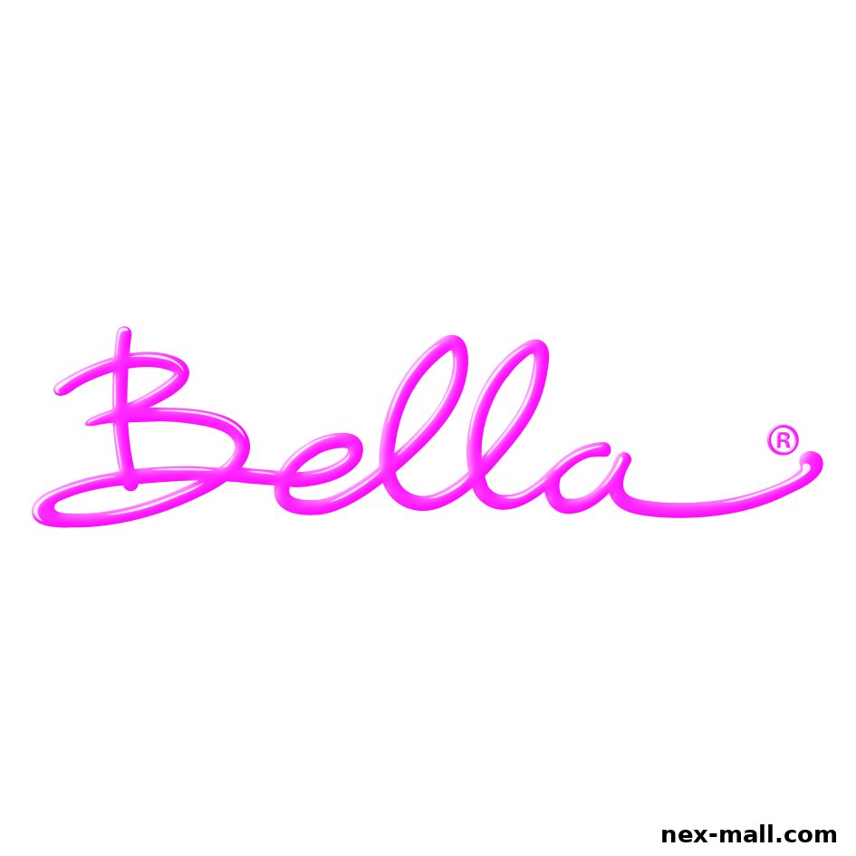 The logo for Bella, a brand with a pink cursive font and a registered trademark symbol.