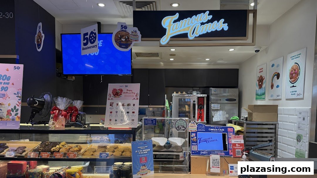 Famous Amos  Plaza Singapura