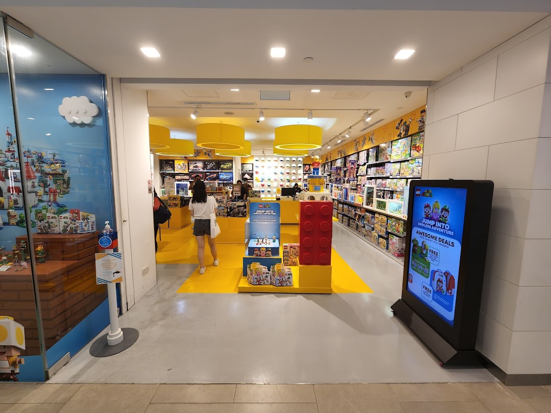 The vibrant entrance of the LEGO Certified Store, inviting visitors into a world of bricks.