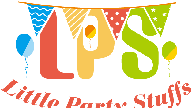 The colorful logo for 'Little Party Stuffs' featuring balloons and a festive banner.