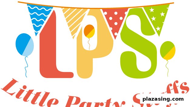 The colorful logo for 'Little Party Stuffs' featuring balloons and a festive banner.