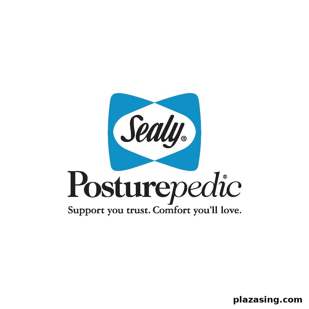 The Sealy and Posturepedic logos are displayed with the slogan 'Support you trust. Comfort you'll love.'