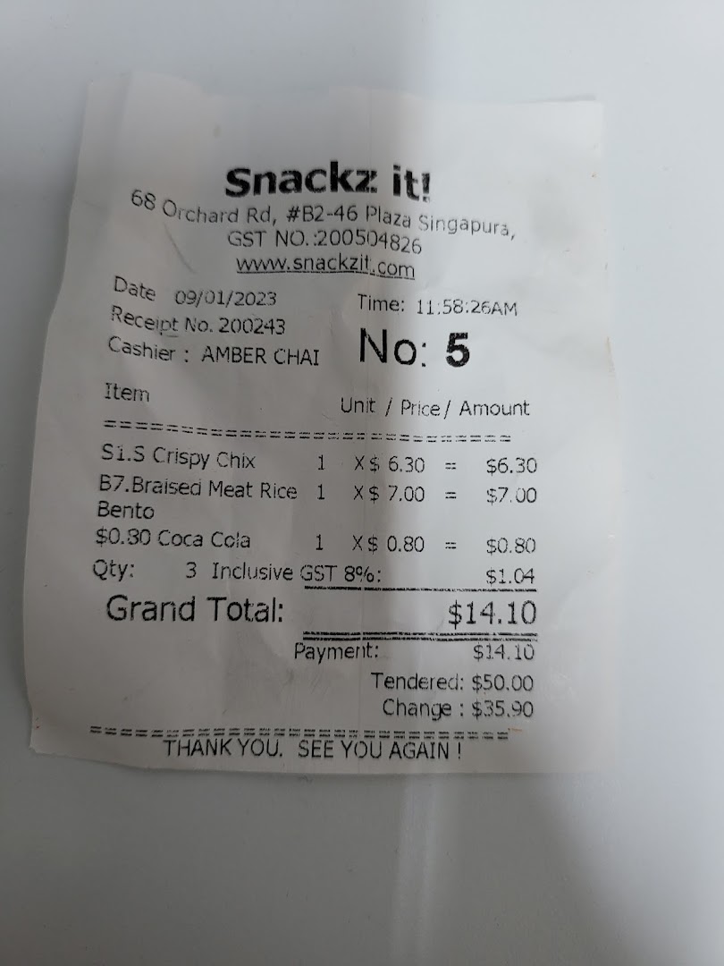 Snackz it!  Plaza Singapura image 8