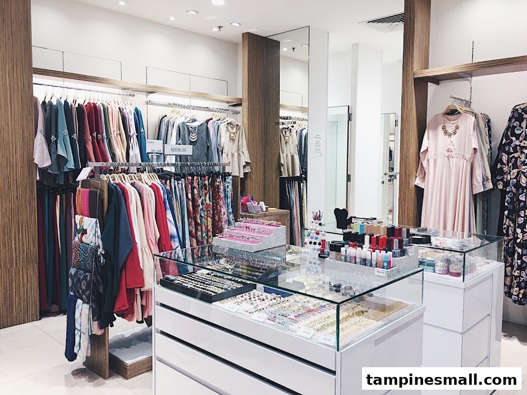 An interior view of Bzeebliss, showcasing a wide array of women's clothing and accessories.
