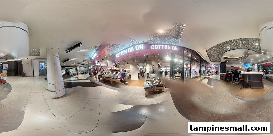 The vibrant entrance of Cotton On Tampines, showcasing its wide range of trendy apparel and accessories.