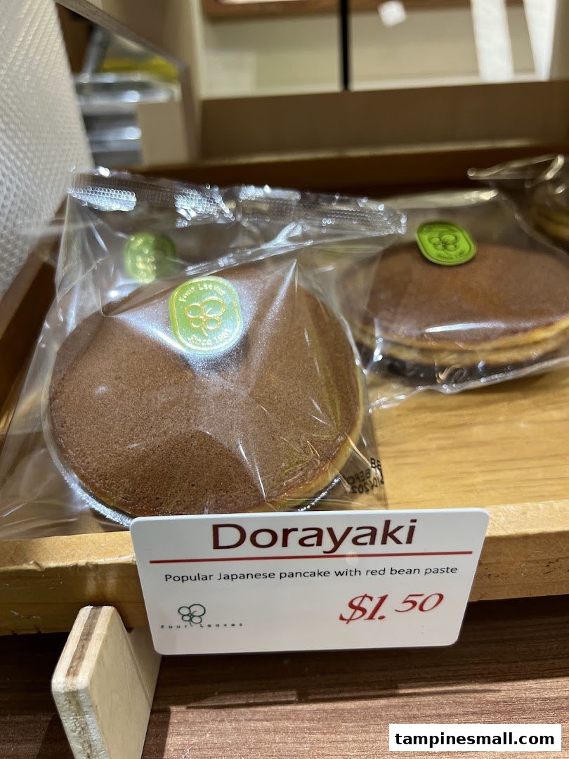 A packaged Dorayaki, a Japanese pancake with red bean paste, displayed with a $1.50 price tag.