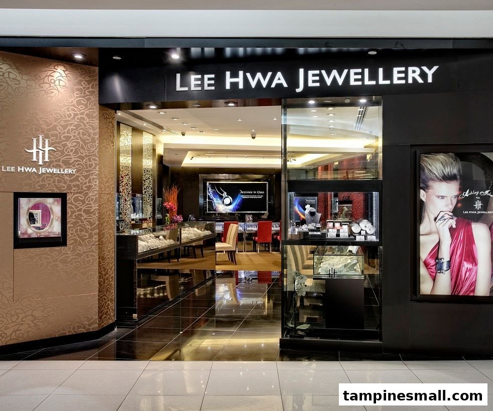 The elegant shop front of Lee Hwa Jewellery, showcasing its luxurious interior and displays.