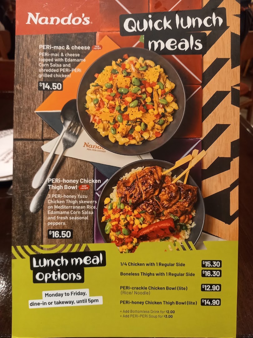 Nandos Tampines Mall  Flame-Grilled PERi-PERi Chicken