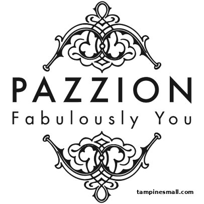 The PAZZION logo featuring its brand name and 'Fabulously You' tagline within an ornate frame.