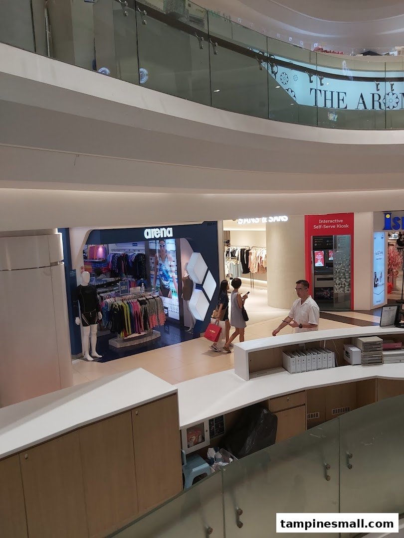 View of SANS & SANS and Arena shop fronts within a modern shopping mall.