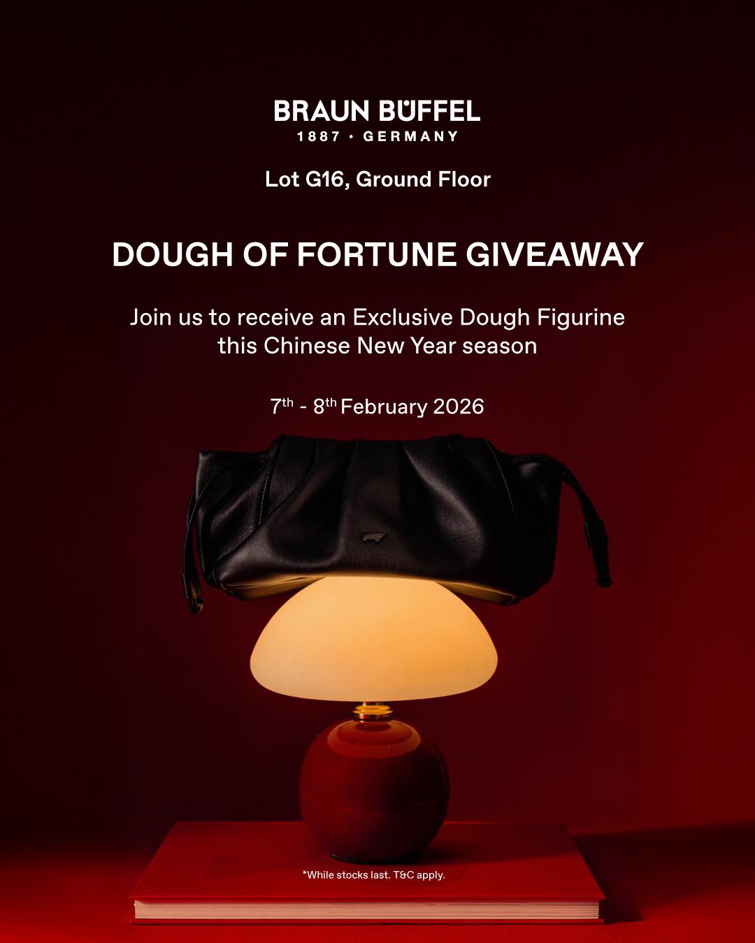Braun Buffel Chinese New Year Dough Figurine Giveaway Event