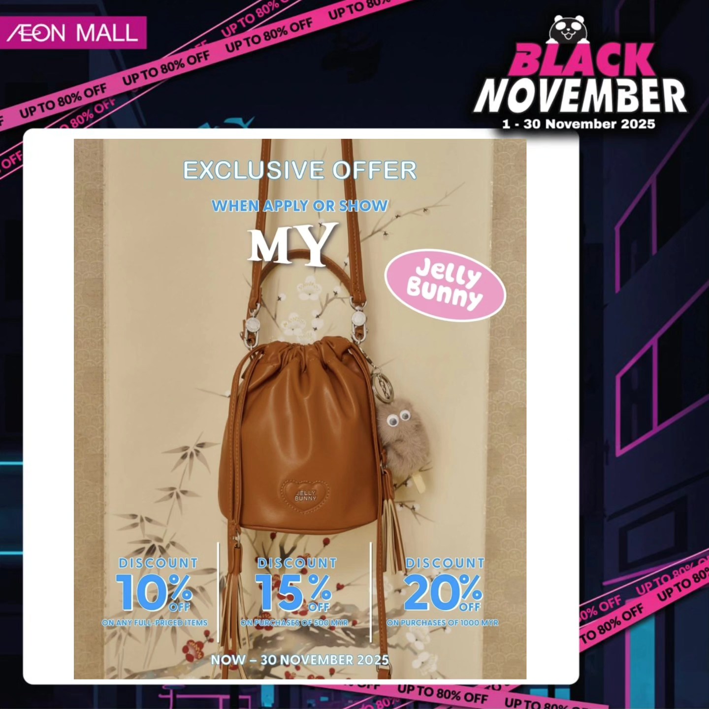 Exciting promotions during Black November at AEON Mall Tebrau City