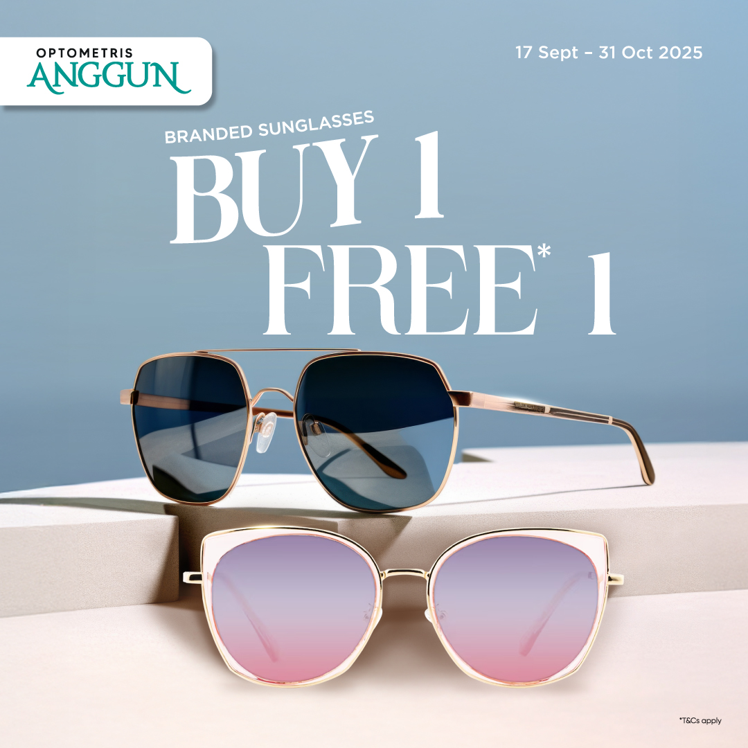 Promotional details for World Sight Day offers at Optometris Anggun