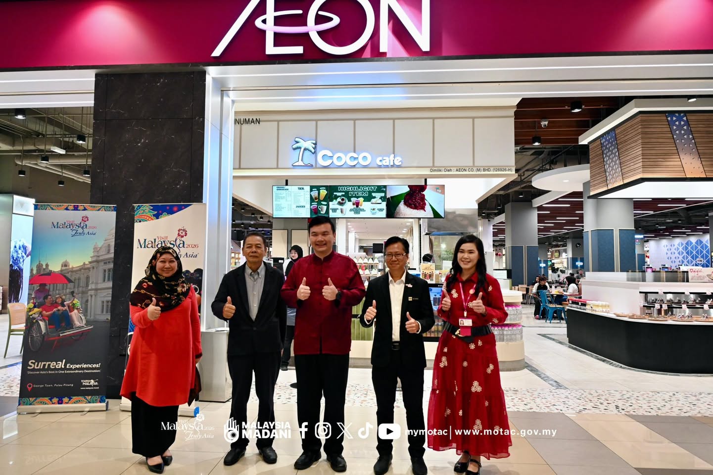 Strategic cooperation ceremony between AEON and Tourism Malaysia