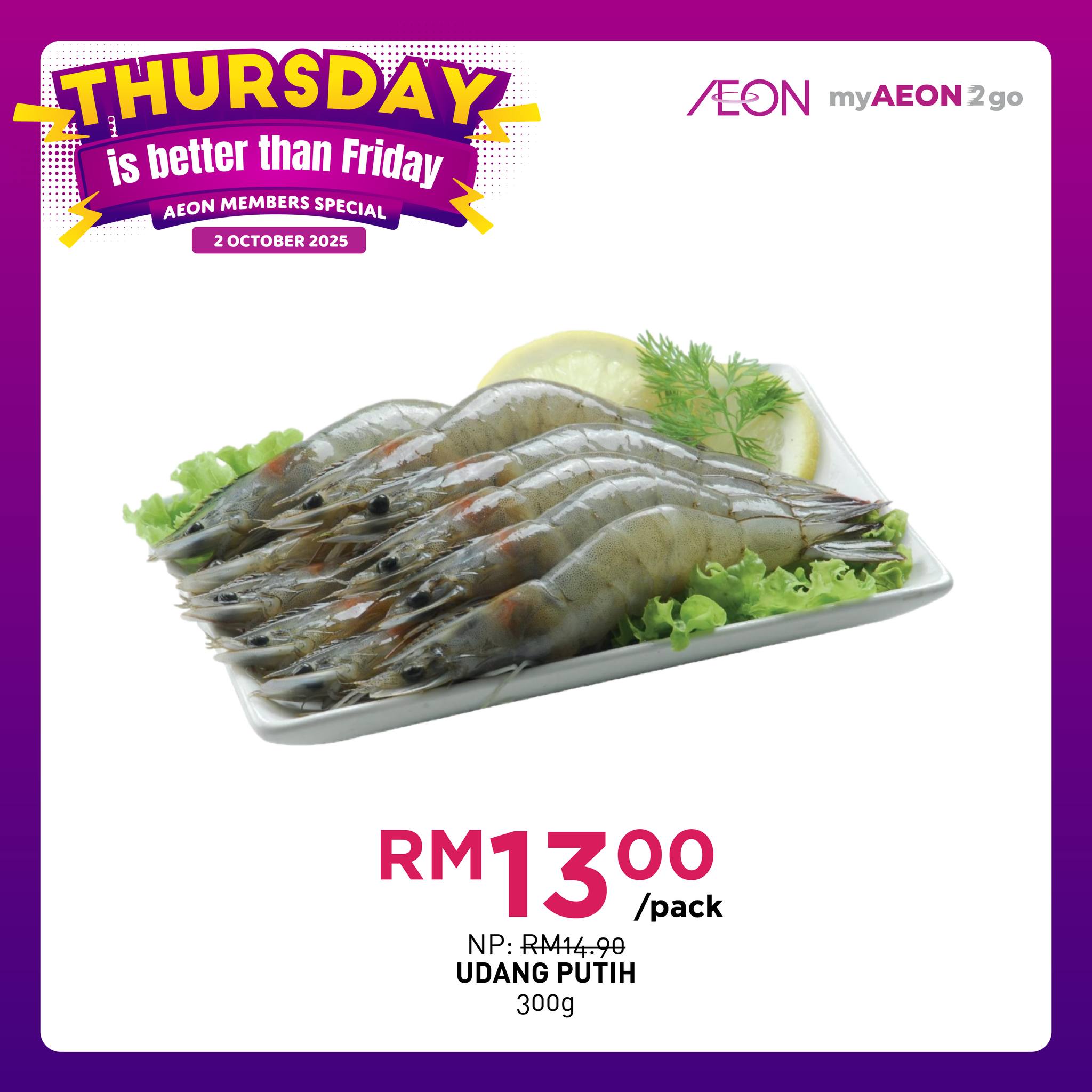 AEON Member exclusive deal on fresh produce