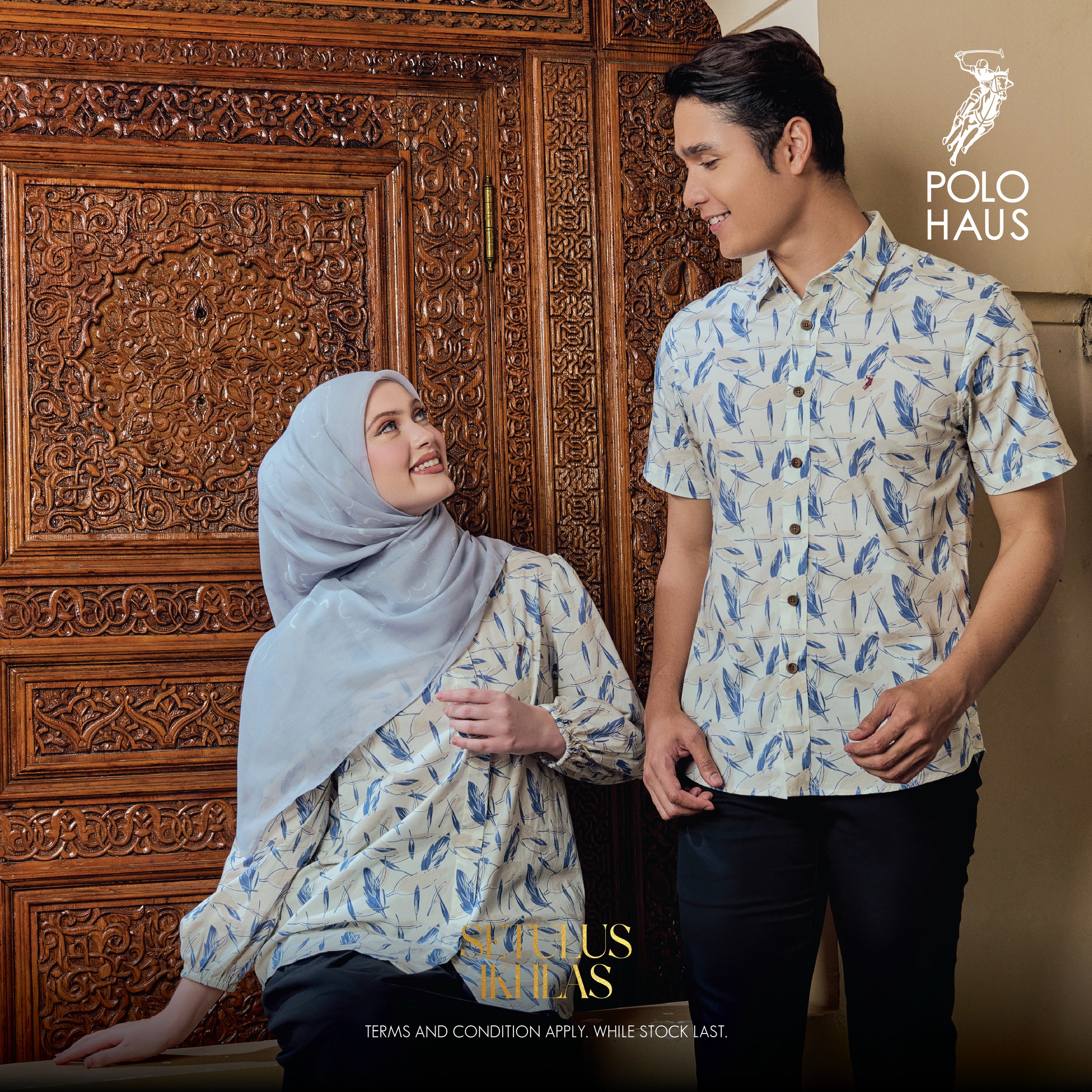 Coordinated festive wear for couples by POLO HAUS