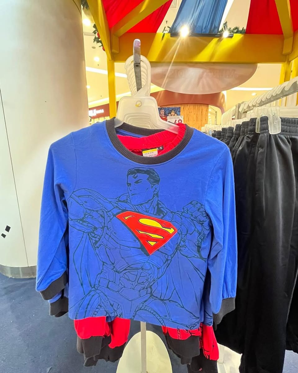 A selection of comfortable DC-themed t-shirts and apparel.