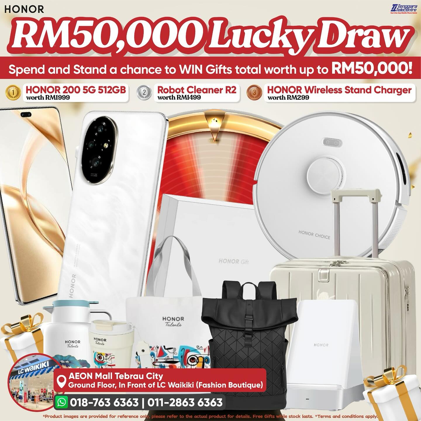 Promotional image for the HONOR Mega Sales Roadshow