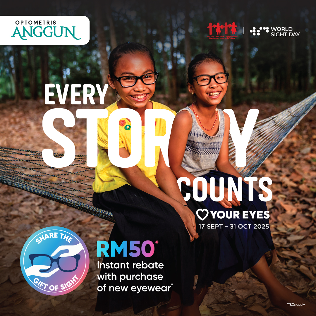 Optometris Anggun World Sight Day campaign banner