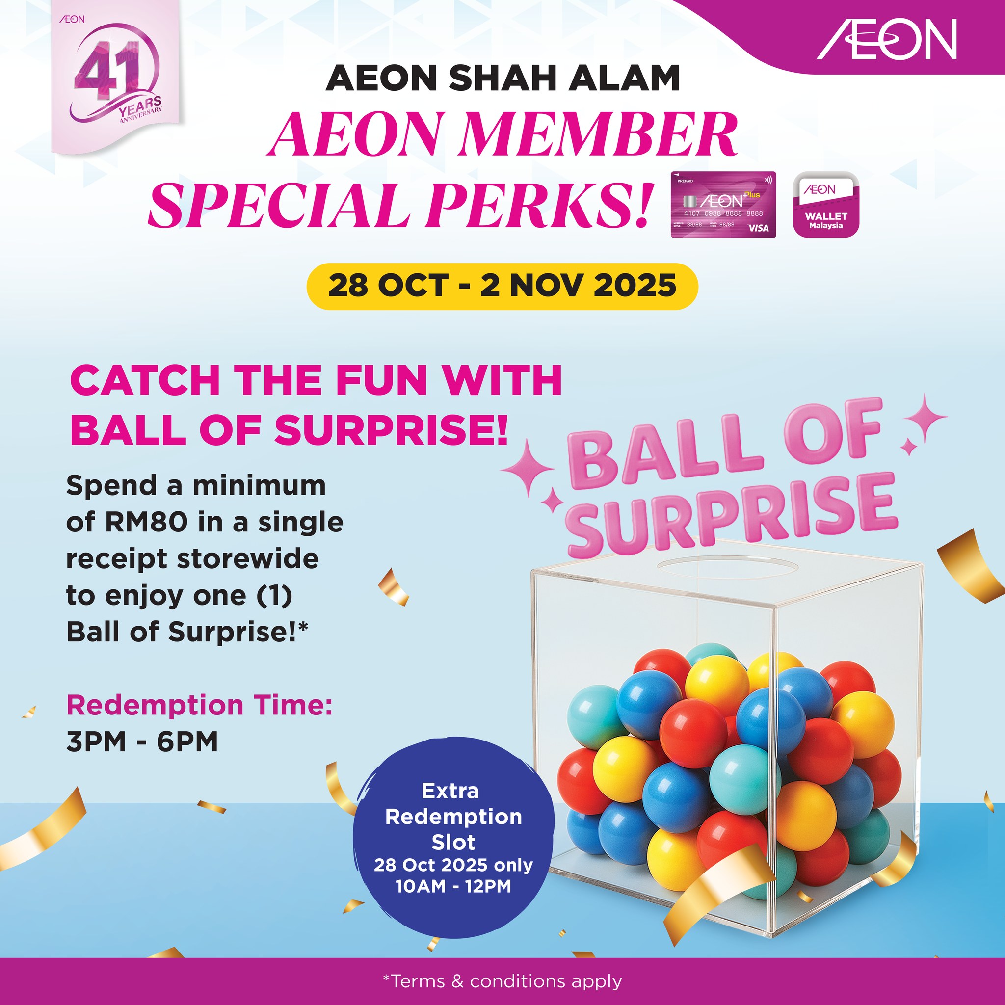 A vibrant new section within AEON Shah Alam.