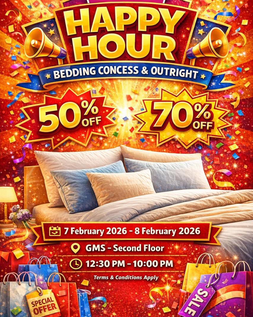 Shoppers enjoying Chinese New Year promotions