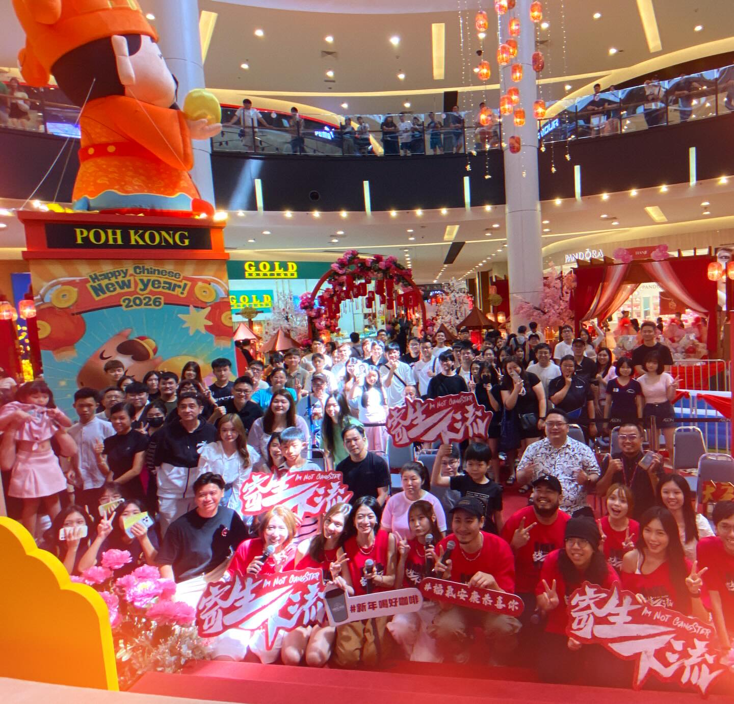 On-stage activities at the event