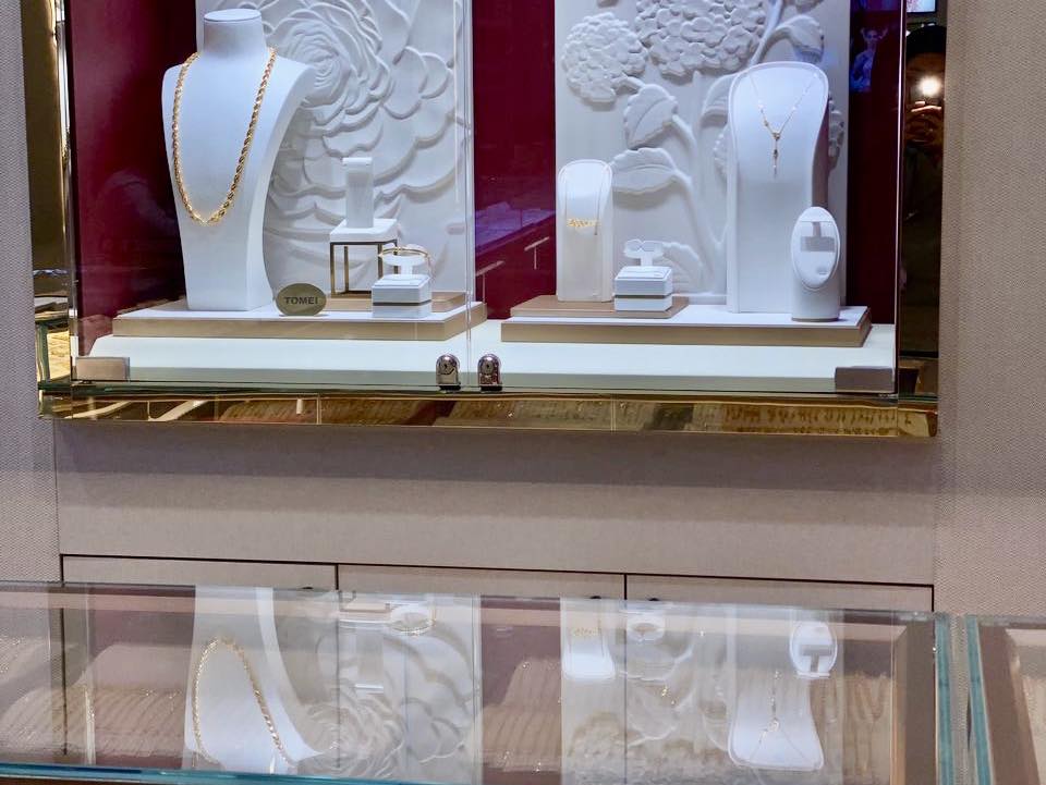 Interior of the newly renovated TOMEI outlet