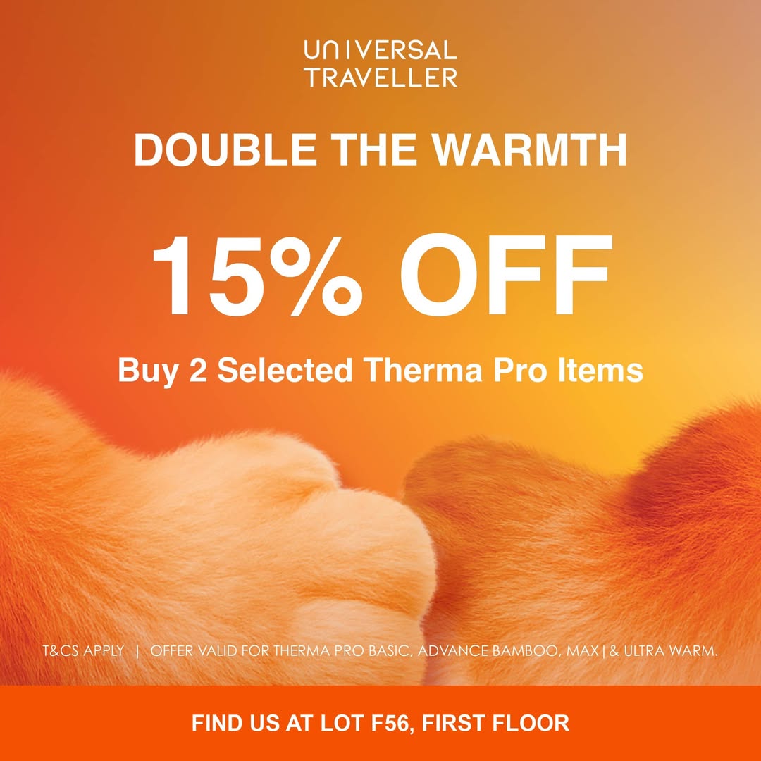 A collection of warm winter apparel, likely from the Therma Pro range, displayed attractively.