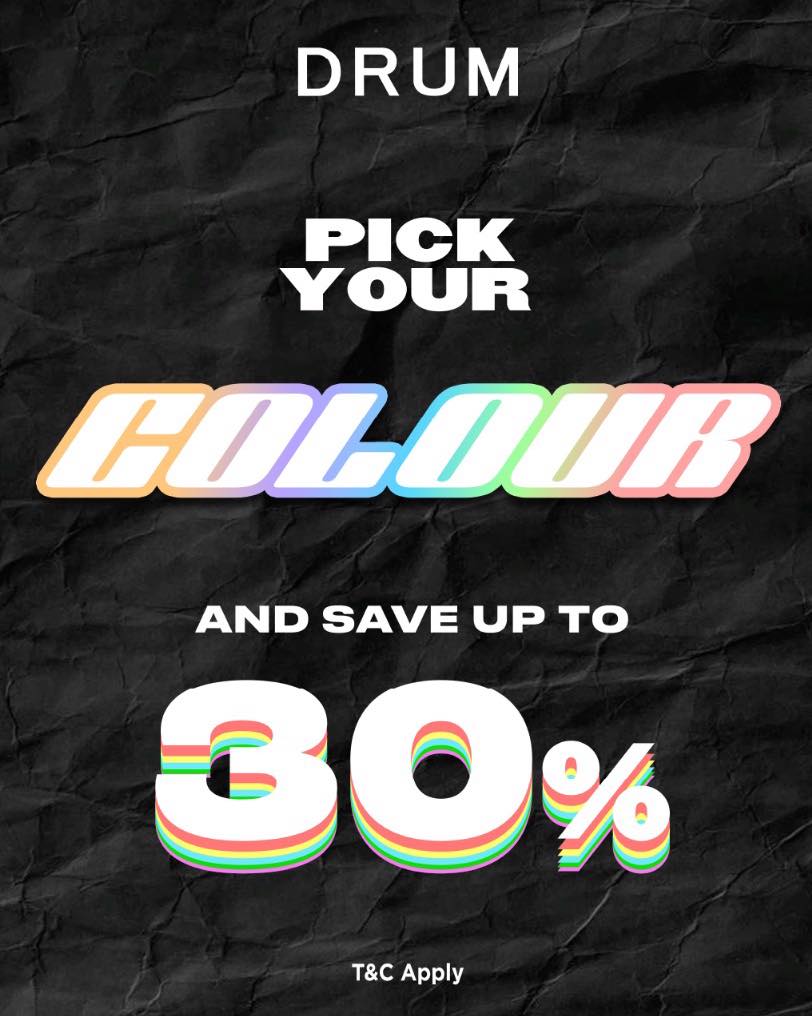 Colourful balls representing a discount promotion