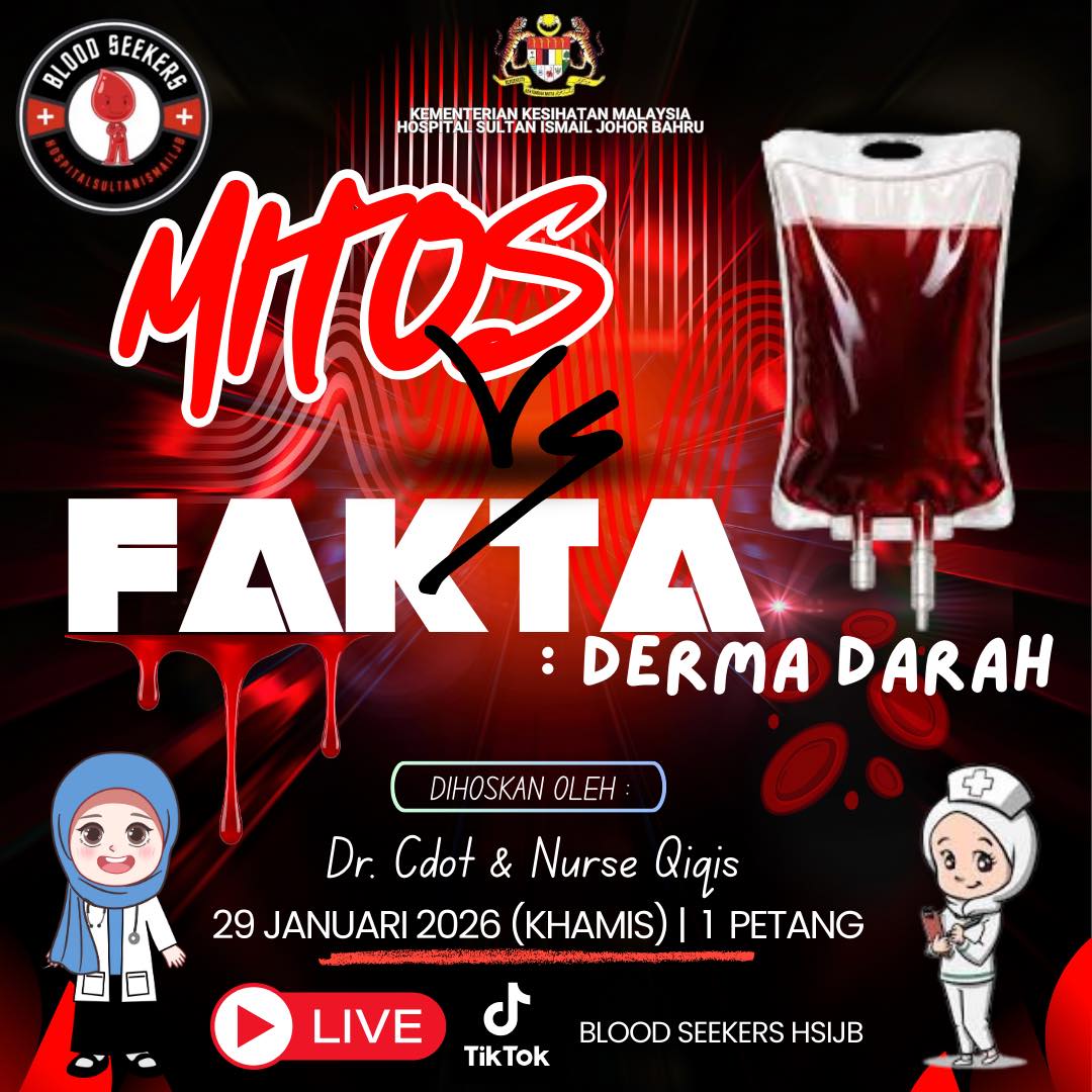 Sesi perkongsian ilmu mengenai pendermaan darah oleh Blood Seekers HSIJB