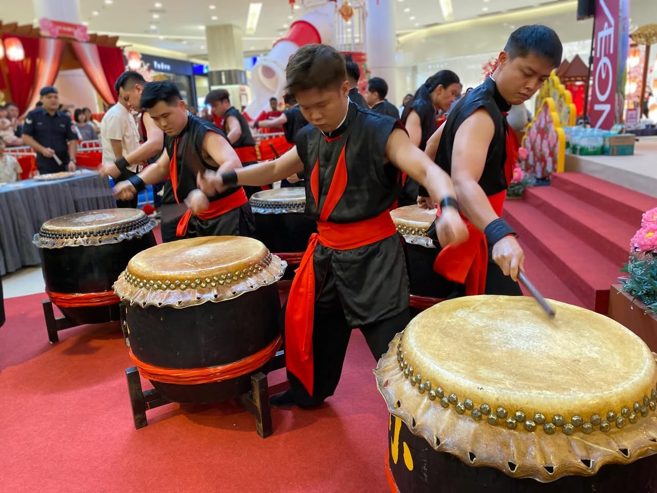 24 Festive Drums Performance at AEON MALL Tebrau City