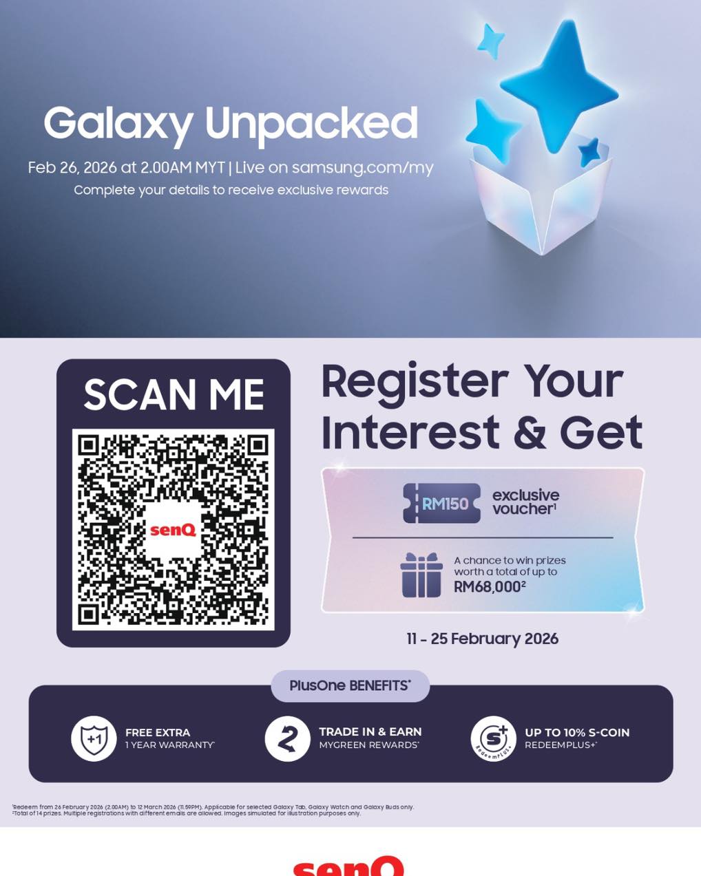 Galaxy Unpacked: Register Now to Win RM68,000 in Rewards