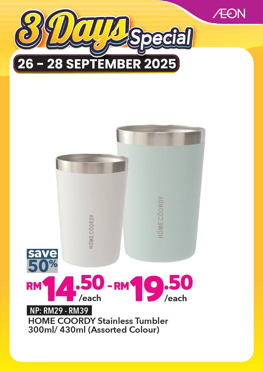 Exclusive member perks and vouchers at AEON
