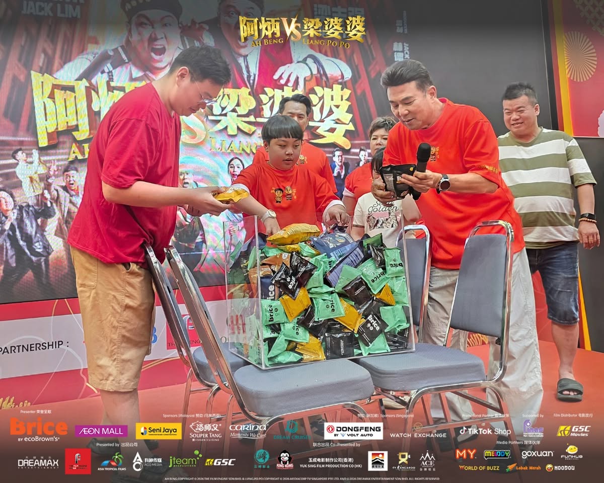 The team preparing for the next roadshow location