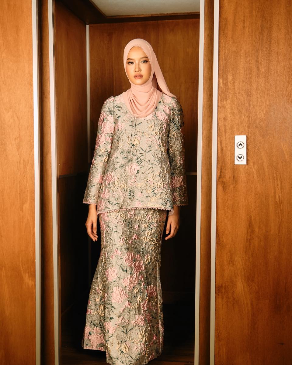 Soft voile garment with delicate sequin accents